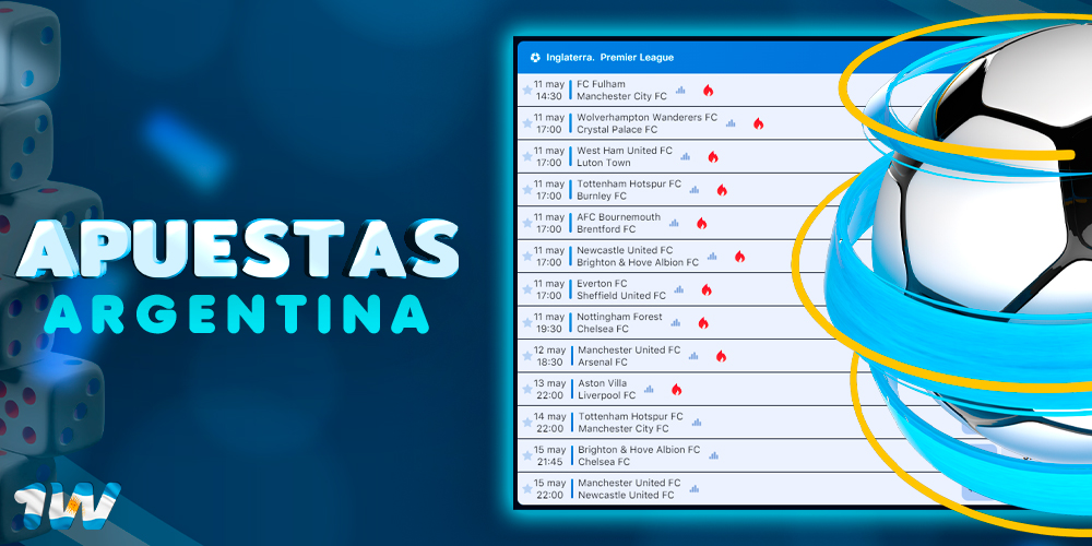 Apuestas de fútbol de primera división y otros deportes