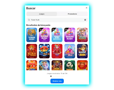 Buscar un juego en el buscador