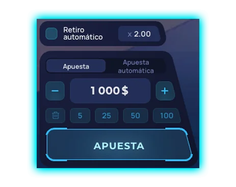 Seleccionar el importe de la apuesta