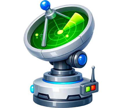 Logotipo del analizador de mercado